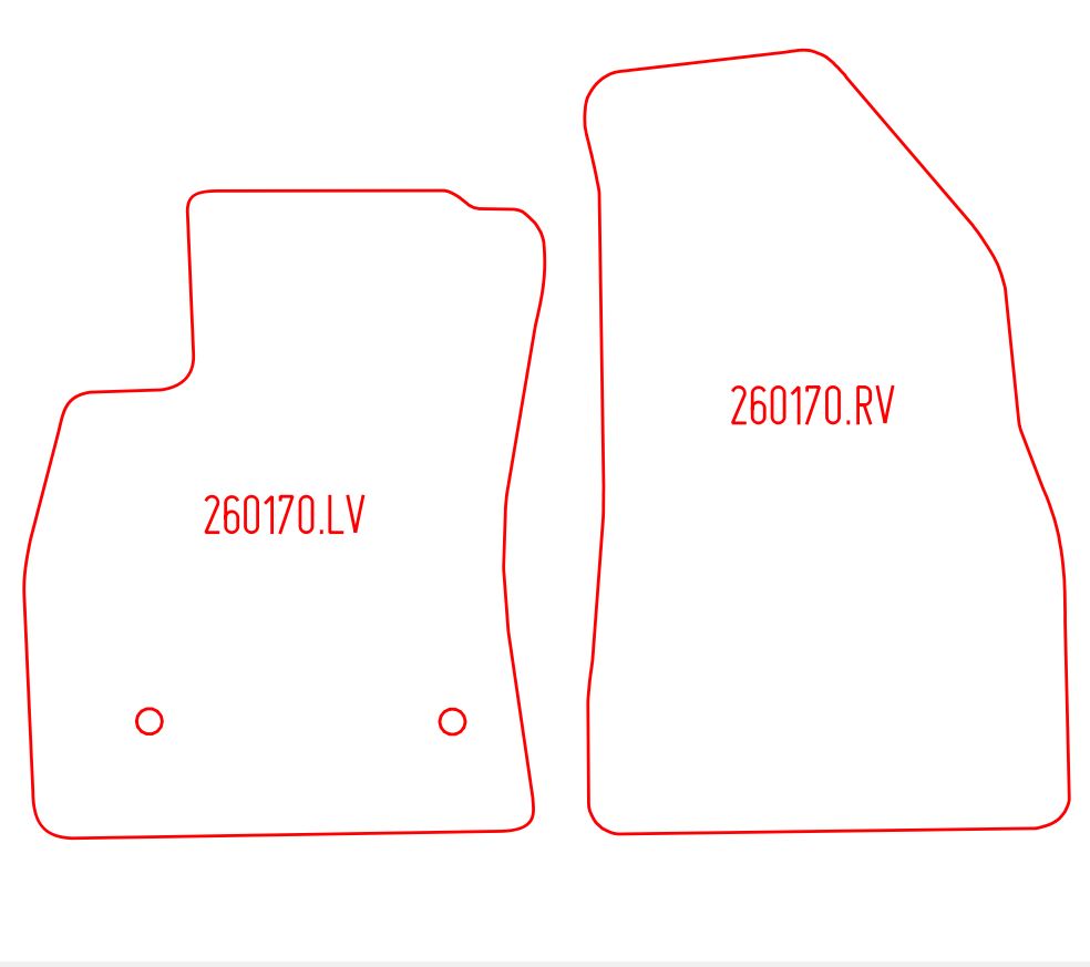 Automatten Fiat Doblo (2010-2022)