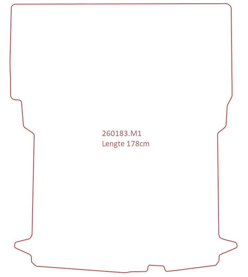 Laadvloermat Fiat Doblo (2010-2022)