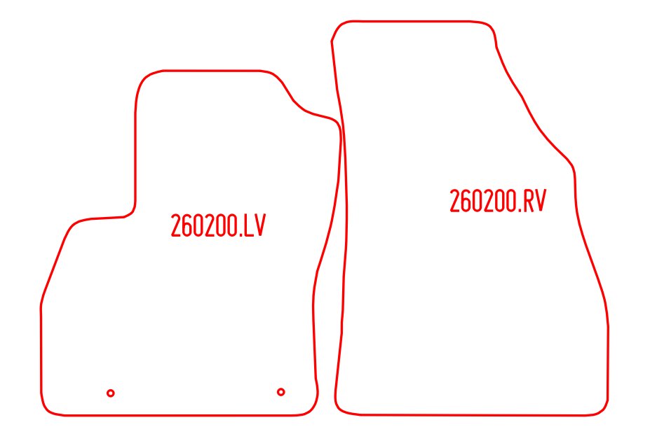 Automatten Fiat Fiorino (2008-Heden)