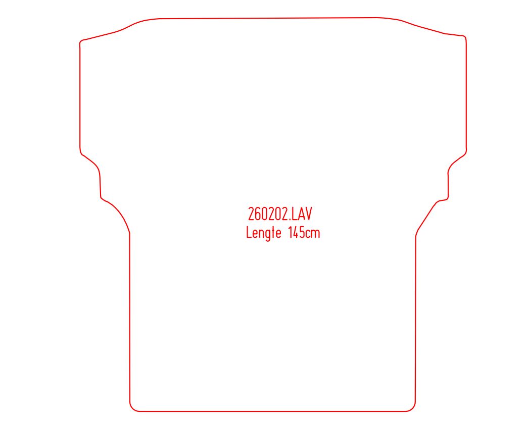 Laadvloermat Fiat Fiorino (2008-Heden)