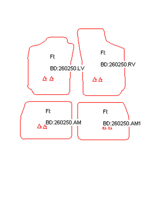 Automatten Fiat Palio Weekend (1997-2003)