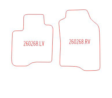 Automatten Fiat Panda III (2011-Heden)