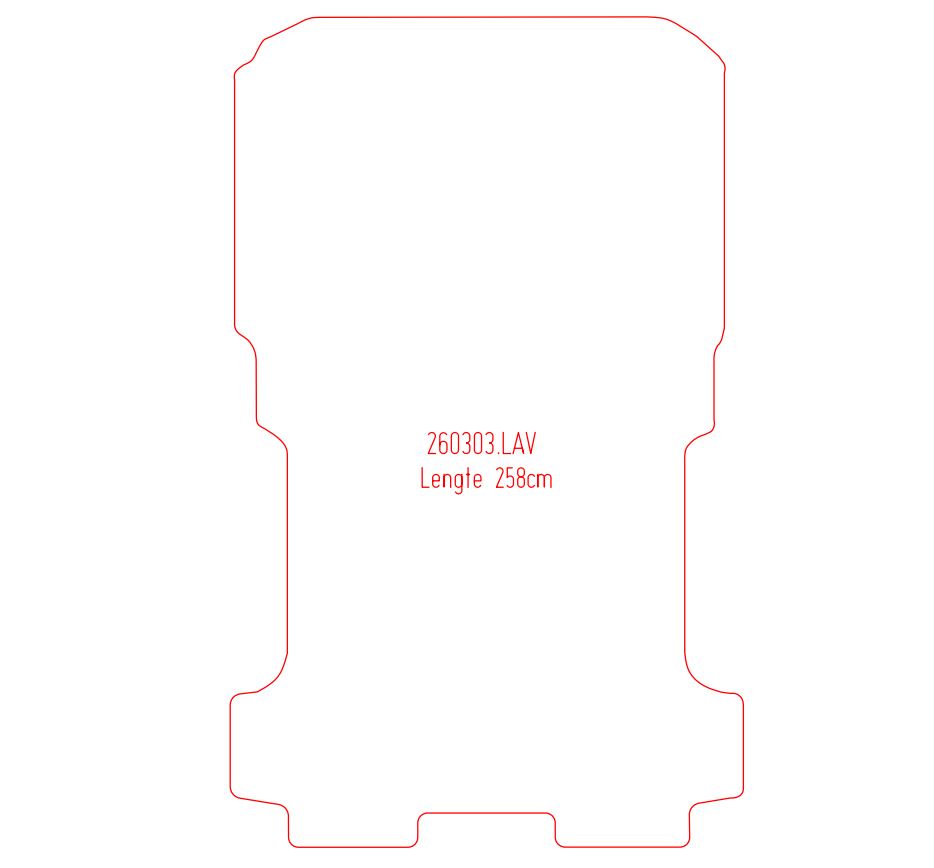 Laadvloermat Fiat Scudo (2006-2016)