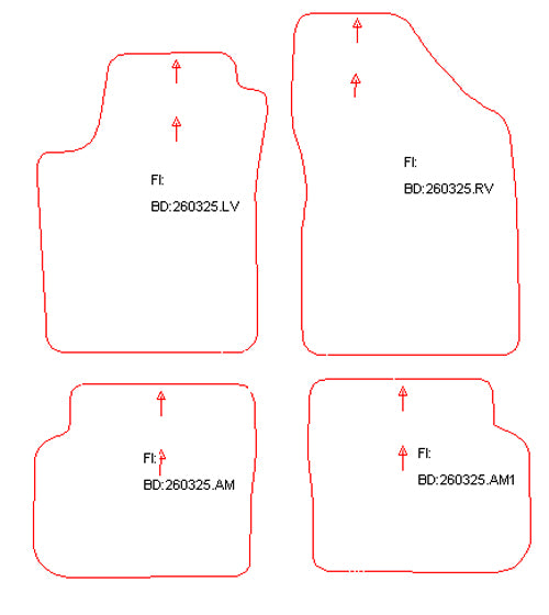 Automatten Fiat Stilo hatchback / Stilo Multi Wagon stationwagon (2002-2007)