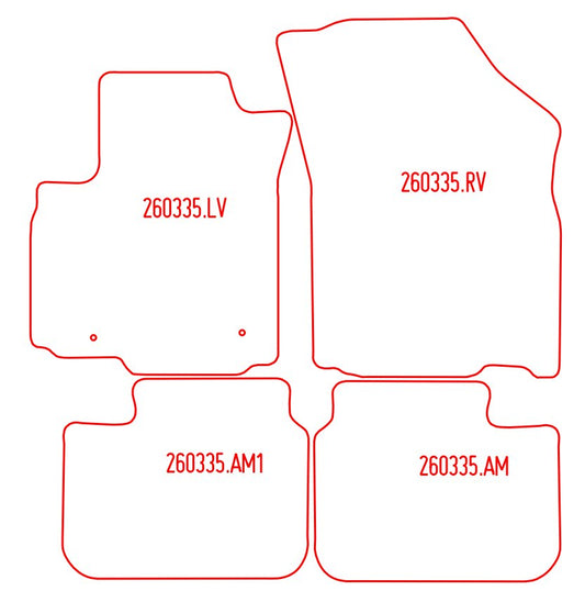 Automatten Fiat Sedici (2006-2014)