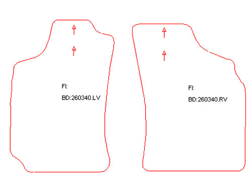 Automatten Fiat Strada (2000-Heden)