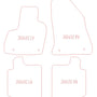 Automatten Fiat 500L / 500L Living (2013-2017)