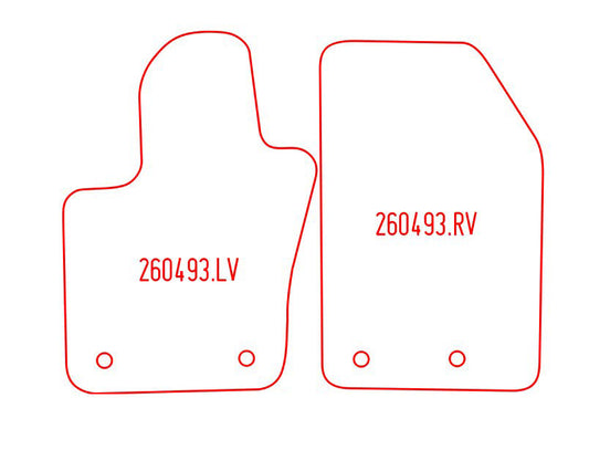 Automatten Fiat 500X (2015-Heden)