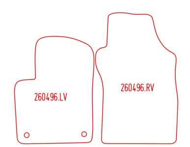 Automatten Fiat 500 hatchback / 500C cabriolet (2010-2013)