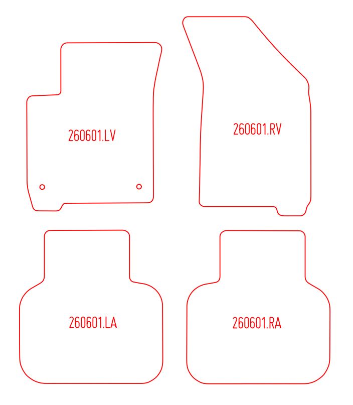Automatten Fiat Freemont (2011-Heden)