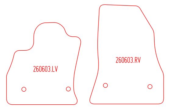 Automatten Fiat 500L mpv / 500L Living living (2017-2022)