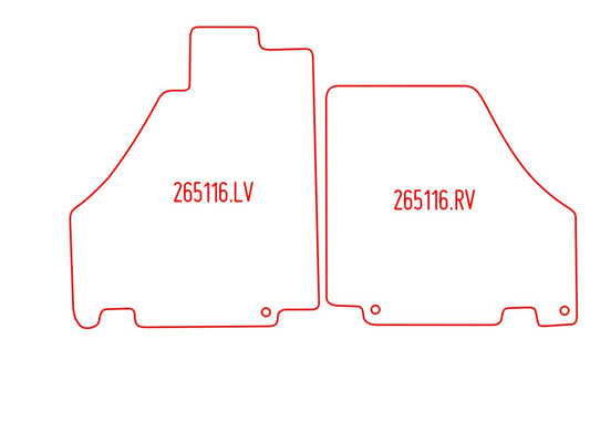 Automatten Ferrari F430 coupe / F430 Spider cabriolet (2005-2010)
