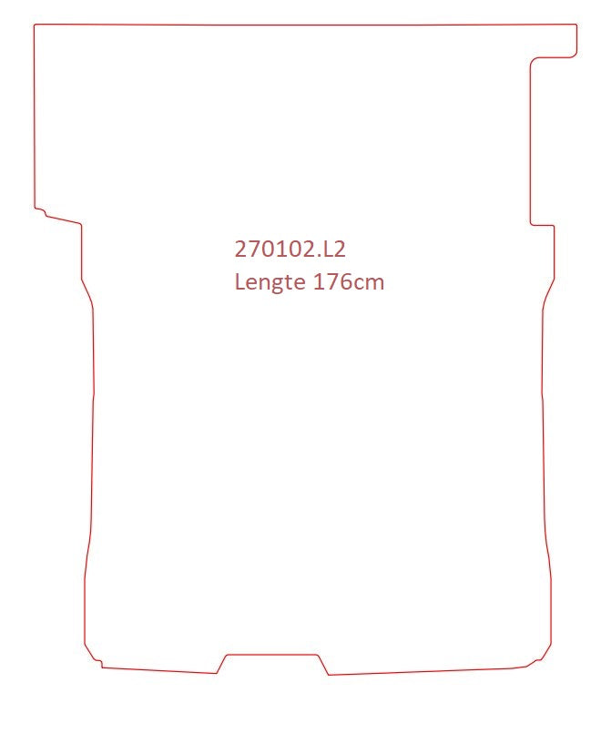 Laadvloermat Ford Transit Connect (2019-2016)
