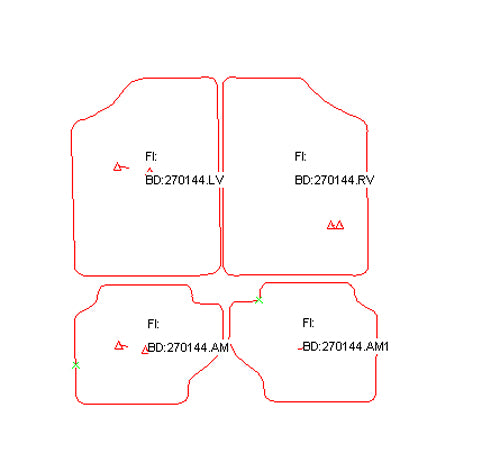 Automatten Ford Orion (1983-1993)