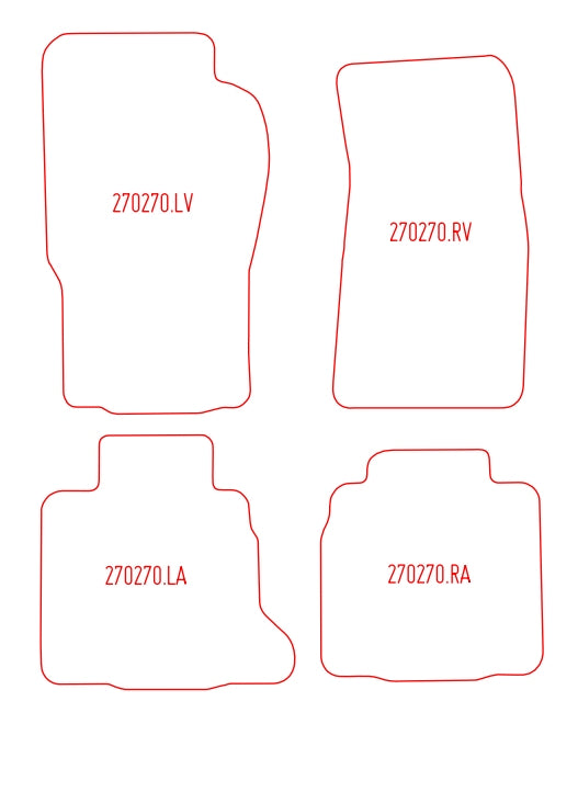 Automatten Ford Explorer (1995-2001)