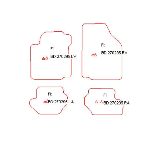 Automatten Ford Fiesta (1994-1995)