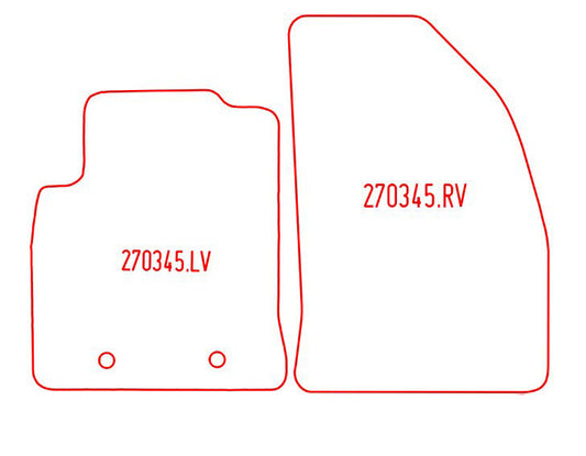 Automatten Ford Fiesta (2005-2008)