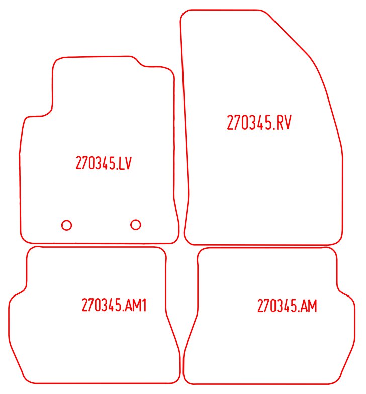 Automatten Ford Fiesta (2005-2008)