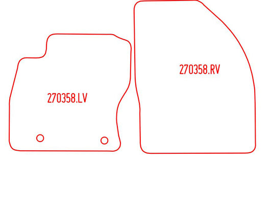 Automatten Ford Focus (2007-2011)
