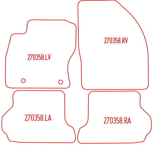 Automatten Ford Focus (2007-2011)