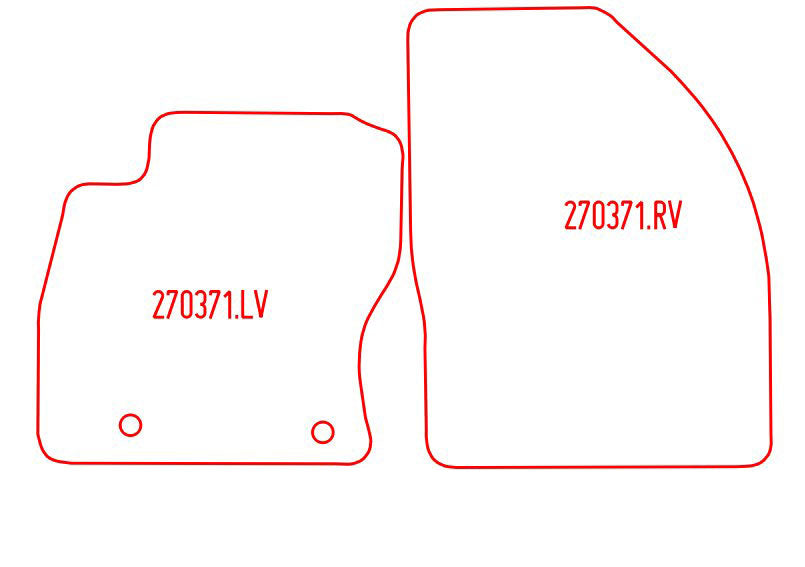 Automatten Ford Focus hatchback / Focus sedan / Focus Wagon stationwagon (2008-2008)