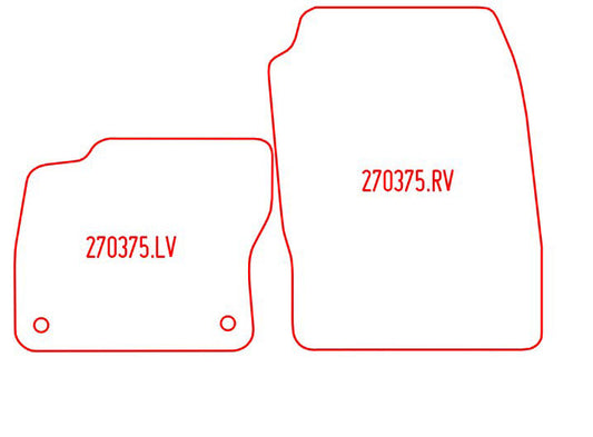 Automatten Ford Focus hatchback / Focus sedan / Focus Wagon stationwagon (2011-2015)