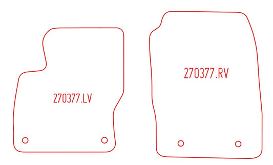 Automatten Ford Focus hatchback / Focus sedan / Focus Wagon stationwagon (2015-2018)