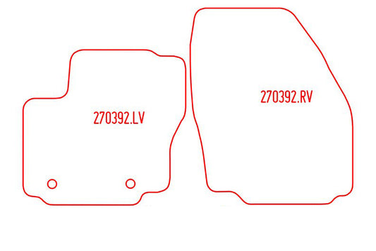 Automatten Ford Galaxy (2006-2015)