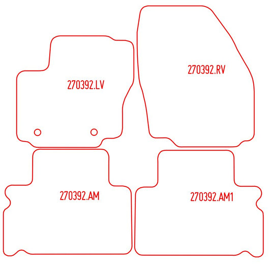 Automatten Ford S-Max (2006-2015)
