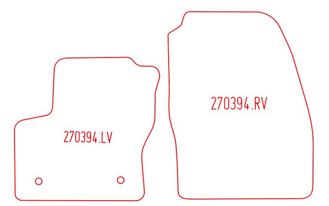 Automatten Ford C-MAX / Grand C-MAX (2010-2015)
