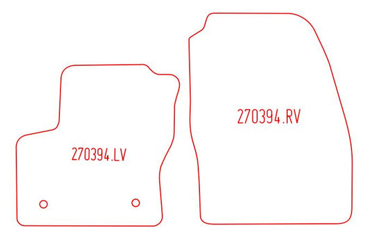 Automatten Ford C-MAX / Grand C-MAX (2010-2015)