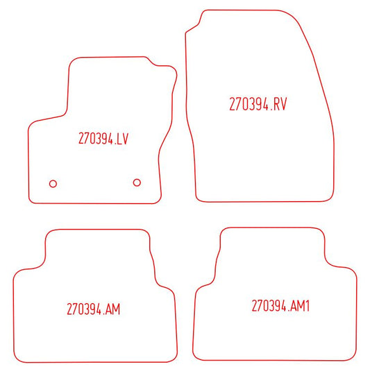 Automatten Ford C-MAX / Grand C-MAX (2010-2015)