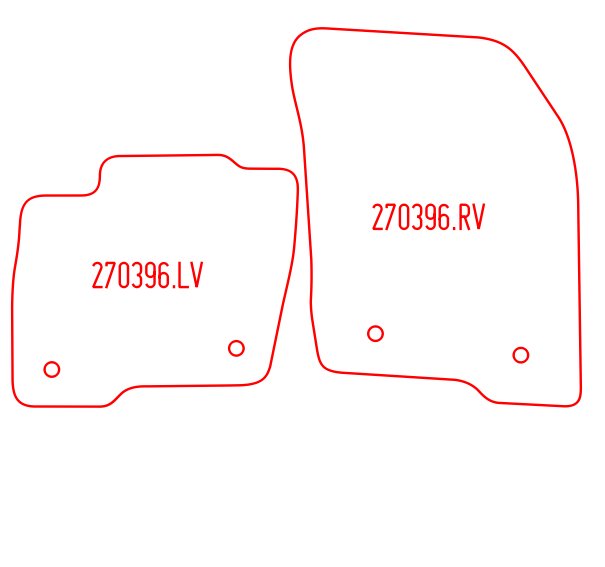 Automatten Ford S-Max (2015-Heden)