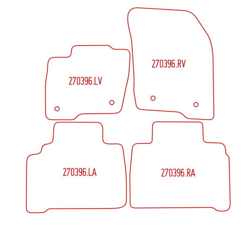 Automatten Ford S-Max (2015-Heden)