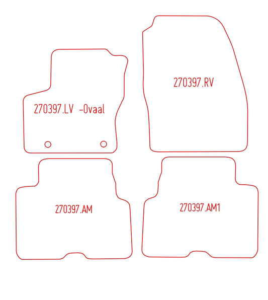 Automatten Ford C-MAX / Grand C-MAX (2010-2015)