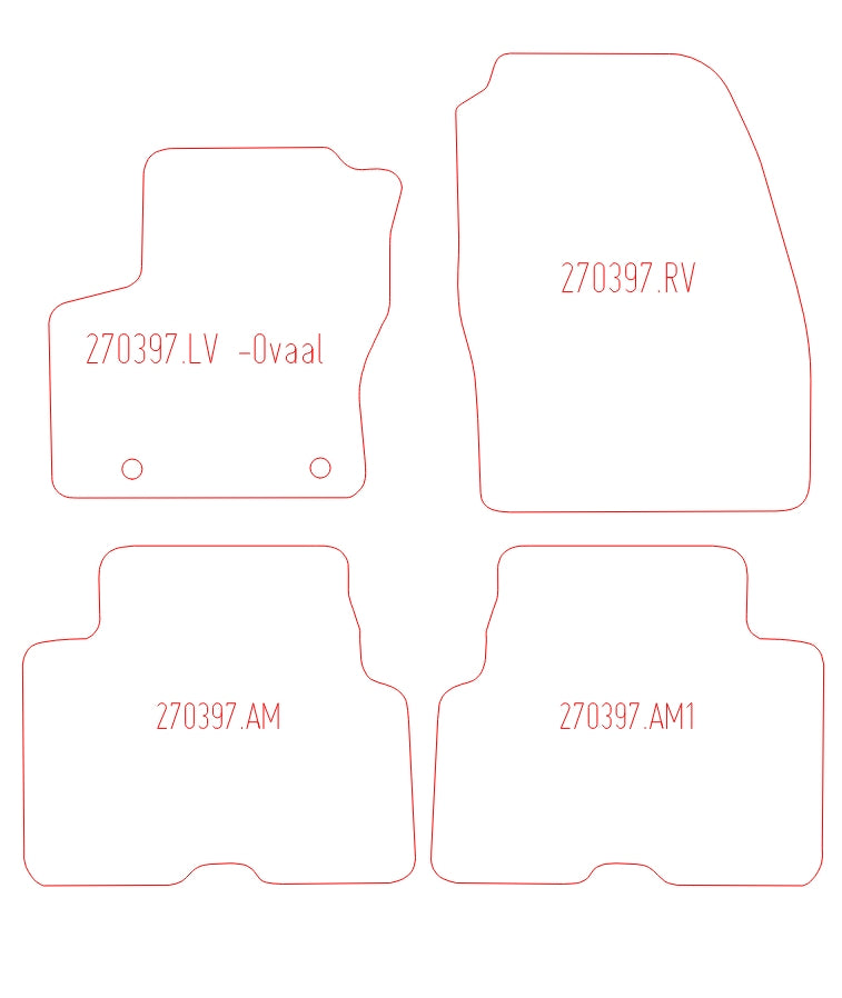Automatten Ford C-MAX / Grand C-MAX (2010-2015)