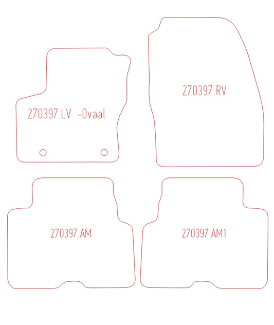 Automatten Ford C-MAX / Grand C-MAX (2010-2015)