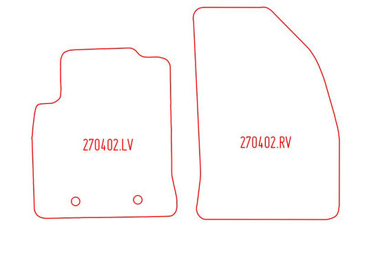 Automatten Ford Fusion (2005-2012)