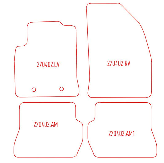 Automatten Ford Fusion (2005-2012)