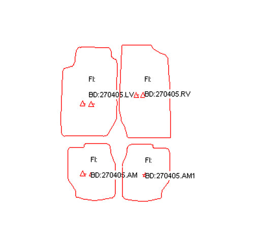 Automatten Ford Granada sedan / Granada stationwagon (1977-1985)