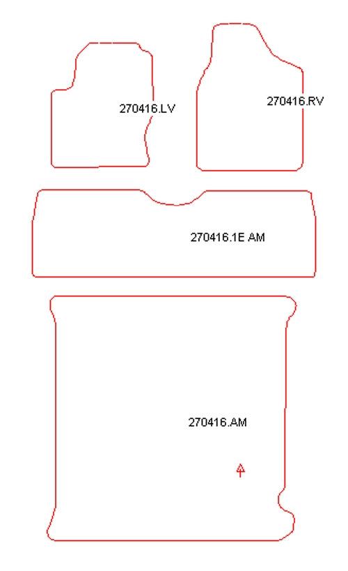 Automatten Ford Galaxy (1995-2006)
