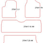 Automatten Ford Galaxy (1995-2006)