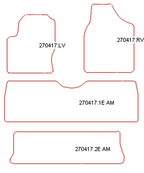 Automatten Ford Galaxy (1995-2006)