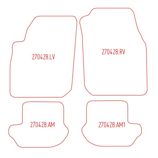 Automatten Ford Ka (1996-2003)