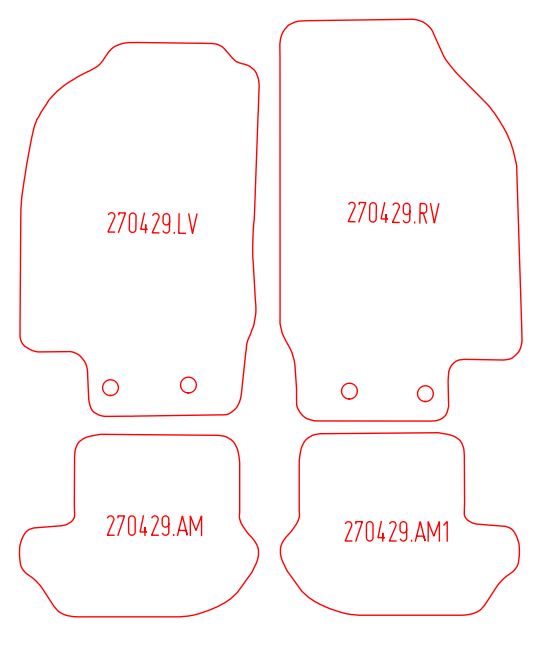 Automatten Ford Ka / Sportka (2003-2008)