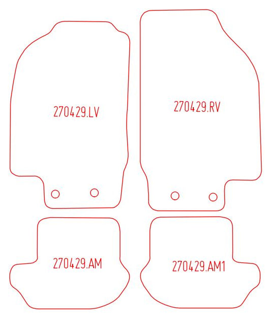 Automatten Ford Ka / Sportka (2003-2008)