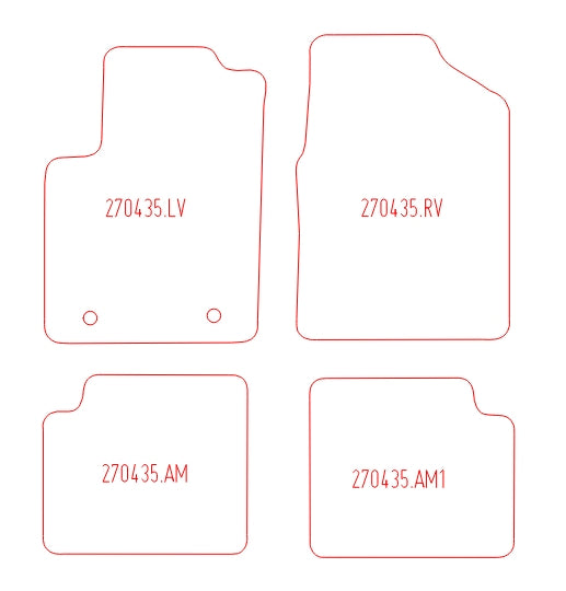Automatten Ford Ka (2008-2013)