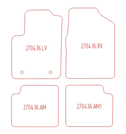 Automatten Ford Ka (2013-2016)