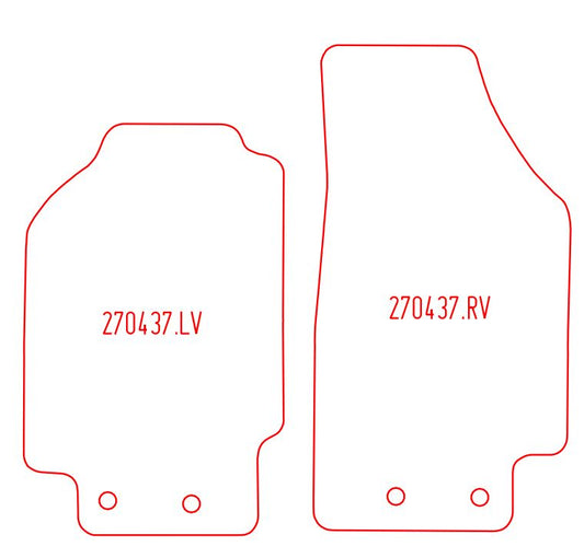 Automatten Ford Streetka (2003-2006)