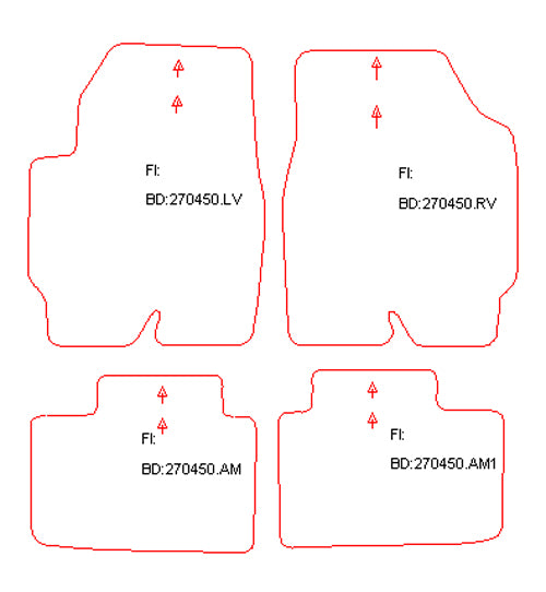 Automatten Ford Maverick (2003-2007)